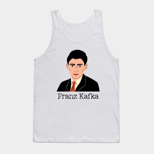 Franz Kafka Design Tank Top by WrittersQuotes